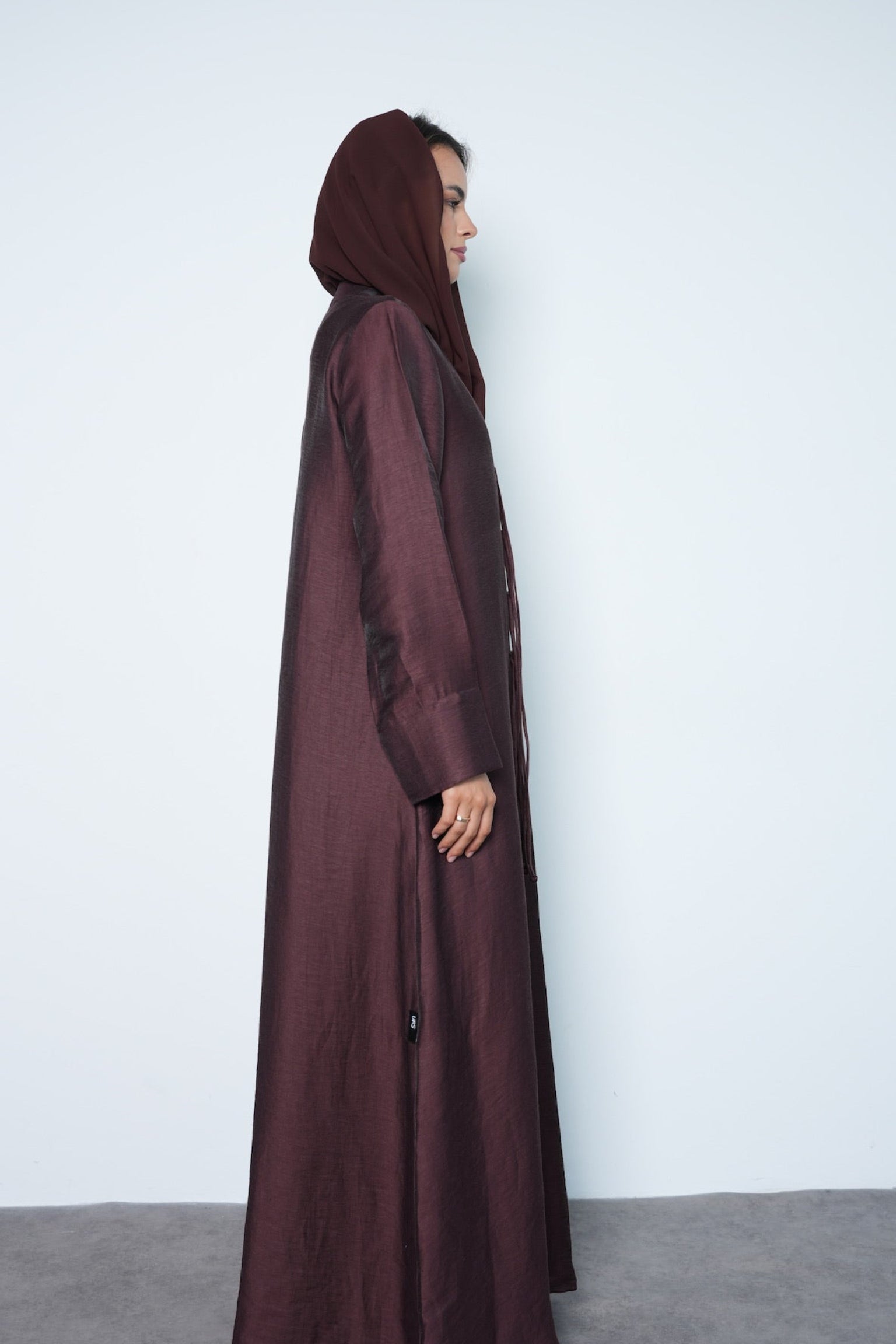 Maroon linen