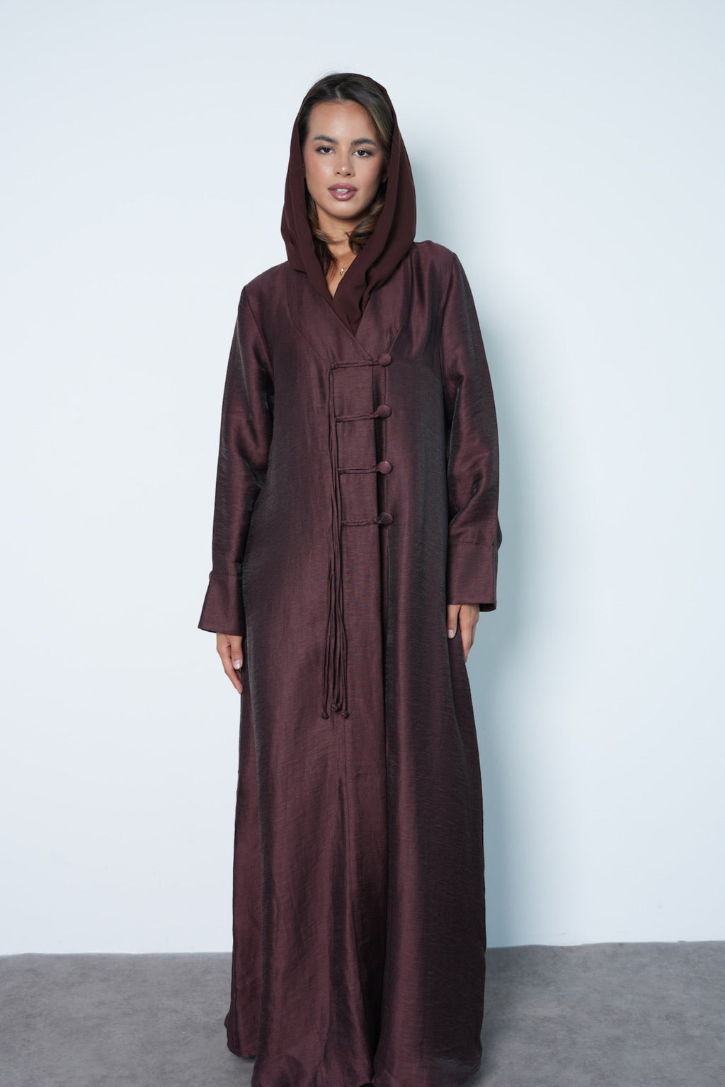 Maroon linen