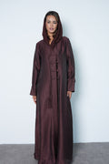 Maroon linen